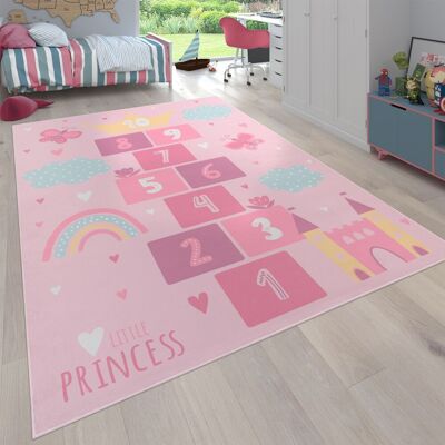 Paco Home - Alfombra De Habitacion Bebe Infantil Niña Niño De Juego Antideslizante Rosa 140x200 Cm Paco Home - Alfombra De Habitacion Bebe Infantil Niña Niño De Juego Antideslizante Rosa 140x200 Cm
