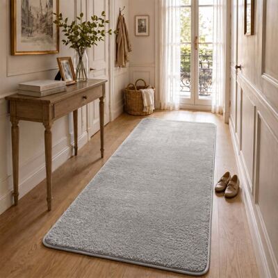 Vounot® Alfombra Moderna Para Salón 80x200cm, Gris Vounot® Alfombra Moderna Para Salón 80x200cm, Gris