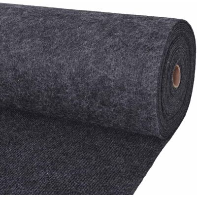 Alfombra Gris Antracita 1,2 X 20 M Poliéster Vidaxl Alfombra Gris Antracita 1,2 X 20 M Poliéster Vidaxl