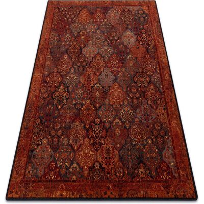 RUGSX Alfombra De Lana Superior Kain Rubí Red 170x235 Cm RUGSX Alfombra De Lana Superior Kain Rubí Red 170x235 Cm