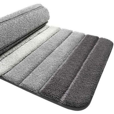 OEM Alfombrilla De Baño Antideslizante, Alfombra De Baño Extrasuave, Lavable A Máquina, Absorbente De Agua, 40 X 60 Cm, Gris - Crezuo OEM Alfombrilla De Baño Antideslizante, Alfombra De Baño Extrasuave, Lavable A Máquina, Absorbente De Agua, 40 X 60 Cm, Gris - Crezuo