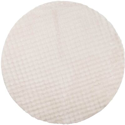 Alfombras De Área Redondo Sirolo Beige Ø 160 Cm Poliéster Vidaxl Alfombras De Área Redondo Sirolo Beige Ø 160 Cm Poliéster Vidaxl