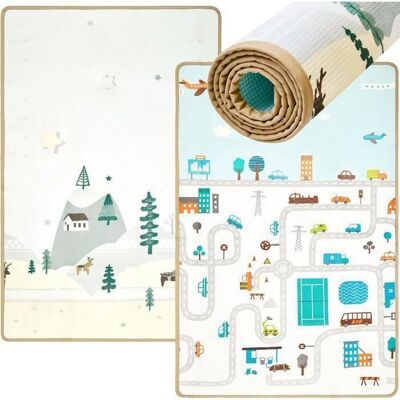 OEM Alfombra De Juego Para Bebé Reversible - Espuma Xpe Plegable Impermeable Antideslizante - 120x180 Cm OEM Alfombra De Juego Para Bebé Reversible - Espuma Xpe Plegable Impermeable Antideslizante - 120x180 Cm