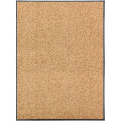 DÉCOSHOP26 Felpudo Lavable 90 X 120 Cm Color Crema Poliamida Pvc Antideslizante Dec040610 DÉCOSHOP26 Felpudo Lavable 90 X 120 Cm Color Crema Poliamida Pvc Antideslizante Dec040610