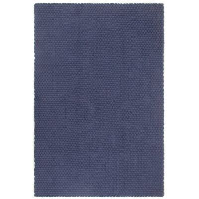 Alfombra Rectangular Algodón Azul Marino 160x230 Cm Vidaxl Alfombra Rectangular Algodón Azul Marino 160x230 Cm Vidaxl