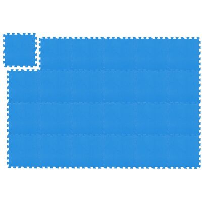 RELAXDAYS 96 Piezas Suelo Goma Eva, Alfombra Puzzle, Esterilla Fitness, Tatami Gimnasio, 8,64 M², 30x30 Cm, Azul RELAXDAYS 96 Piezas Suelo Goma Eva, Alfombra Puzzle, Esterilla Fitness, Tatami Gimnasio, 8,64 M², 30x30 Cm, Azul