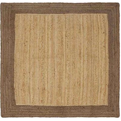 Alfombras De Área Gris 120 X 120 Cm Yute Vidaxl Alfombras De Área Gris 120 X 120 Cm Yute Vidaxl