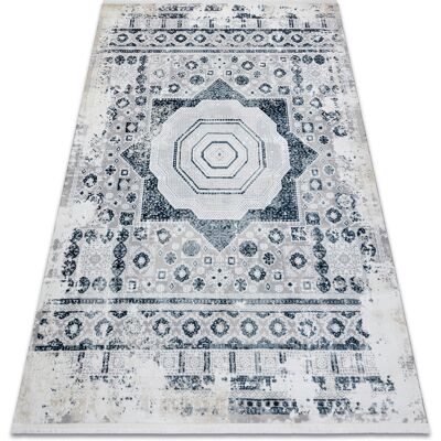 RugsX Duke 51542 Alfombra Moderna - Azul/Crema - 200x290cm RugsX Duke 51542 Alfombra Moderna - Azul/Crema - 200x290cm