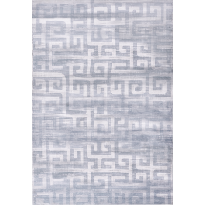 BELIANI Alfombra Moderna 140 X 200 Cm De Tela Motivo Geométrico Sala De Estar Dormitorio Apto Para Calefacción Por Suelo Radiante Base Antideslizante Gris Beydag BELIANI Alfombra Moderna 140 X 200 Cm De Tela Motivo Geométrico Sala De Estar Dormitorio Apto Para Calefacción Por Suelo Radiante Base Antideslizante Gris Beydag