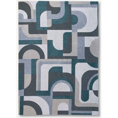 LOUIS DE POORTERE Diseño De Módulos - Alfombra Geométrica Nuance - Fabricada En Bélgica - Acabado A Mano - Antideslizante Natural - 100% Poliéster - Verde Morris - 280 X 390 Cm LOUIS DE POORTERE Diseño De Módulos - Alfombra Geométrica Nuance - Fabricada En Bélgica - Acabado A Mano - Antideslizante Natural - 100% Poliéster - Verde Morris - 280 X 390 Cm