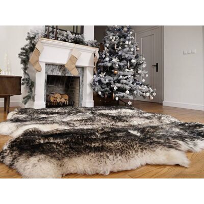 OEM Alfombra De Lujo De Auténtica Piel De Oveja, Alfombra De Lana Teñida Con Piel De Muflón Sexto Hide, Extragrande De 200 X 180 Cm, Manta De Suelo De Cuero Natural. OEM Alfombra De Lujo De Auténtica Piel De Oveja, Alfombra De Lana Teñida Con Piel De Muflón Sexto Hide, Extragrande De 200 X 180 Cm, Manta De Suelo De Cuero Natural.