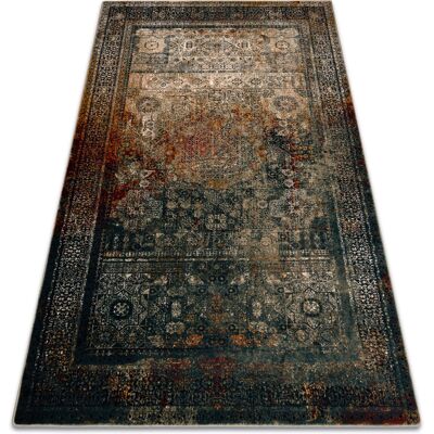 RugsX Alfombra vintage de lana verde Omega Mamluk - Alfombra RugsX Alfombra vintage de lana verde Omega Mamluk - Alfombra