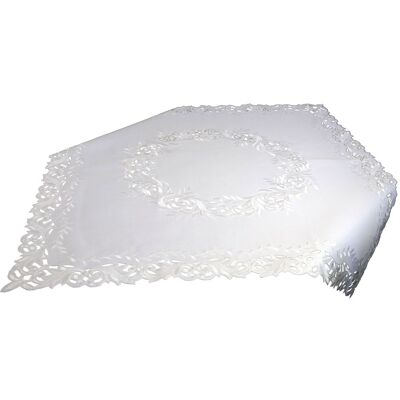 OEM Tapete Cuadrado Blanco Superpuesto 85/85 Cuadrado Blanco Bordado OEM Tapete Cuadrado Blanco Superpuesto 85/85 Cuadrado Blanco Bordado