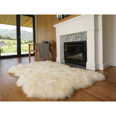 OEM Manta Gigante De Piel De Oveja Triple Xxl Blanca Piel De Oveja Auténtica 64" X 46" Alfombra Decorativa Natural Cómoda, Acogedora, ¡el Pelo Es Muy Grueso Y Brillante OEM Manta Gigante De Piel De Oveja Triple Xxl Blanca Piel De Oveja Auténtica 64" X 46" Alfombra Decorativa Natural Cómoda, Acogedora, ¡el Pelo Es Muy Grueso Y Brillante
