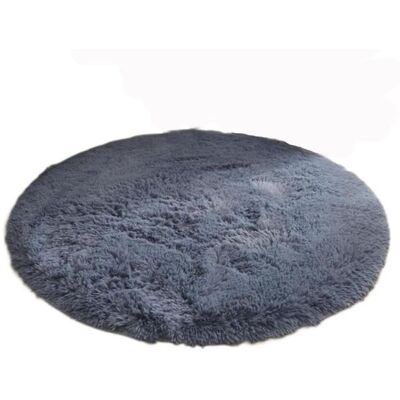 OEM Alfombra Redonda Para Salón De 120 Cm - Alfombra Gris De Pelo Largo Para Dormitorio - Alfombra De Poliéster Suave Y Afelpada OEM Alfombra Redonda Para Salón De 120 Cm - Alfombra Gris De Pelo Largo Para Dormitorio - Alfombra De Poliéster Suave Y Afelpada