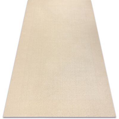 RUGSX Alfombra De Lana Textura 488.04.la101 Osta - Pauta, Marco Geométrico Estructural Crema Beige 280x390 Cm RUGSX Alfombra De Lana Textura 488.04.la101 Osta - Pauta, Marco Geométrico Estructural Crema Beige 280x390 Cm