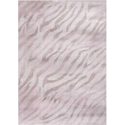BELIANI Alfombra Moderna 160 X 230 Cm De Tela Motivo Cebra Sala De Estar Dormitorio Apto Para Calefacción Por Suelo Radiante Base Antideslizante Beige Egil BELIANI Alfombra Moderna 160 X 230 Cm De Tela Motivo Cebra Sala De Estar Dormitorio Apto Para Calefacción Por Suelo Radiante Base Antideslizante Beige Egil