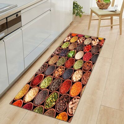 OEM Tapete De Cocina, Serie Especias Y Vajilla, Tapete Antideslizante Para Cocina Frente Al Fregadero, Tapete De Suelo Antideslizante, Absorbente Y Lavable, Alfombra Decorativa, 40 X 120 Cm OEM Tapete De Cocina, Serie Especias Y Vajilla, Tapete Antideslizante Para Cocina Frente Al Fregadero, Tapete De Suelo Antideslizante, Absorbente Y Lavable, Alfombra Decorativa, 40 X 120 Cm