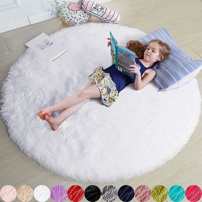 OEM Alfombra Redonda De 1,2 X 1,2 Metros, Ideal Para La Habitación De Una Niña Alfombra Redonda Suave, Ideal Para La Habitación De Un Niño (blanca). OEM Alfombra Redonda De 1,2 X 1,2 Metros, Ideal Para La Habitación De Una Niña Alfombra Redonda Suave, Ideal Para La Habitación De Un Niño (blanca).