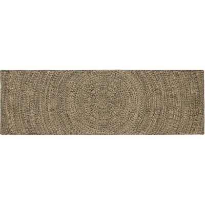 Alfombras De Área Natural Y Negro 80 X 300 Cm Yute Vidaxl Alfombras De Área Natural Y Negro 80 X 300 Cm Yute Vidaxl