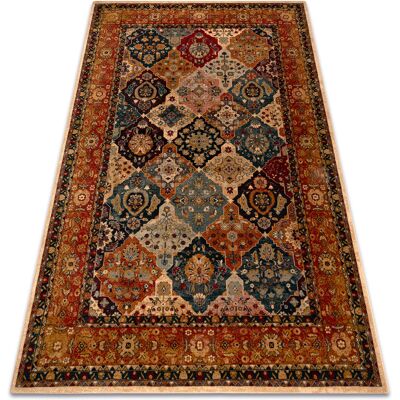 Rugsx Alfombra de lana Azer Marco rojo oriental multicolor 235x350 cm - Alfombra Rugsx Alfombra de lana Azer Marco rojo oriental multicolor 235x350 cm - Alfombra
