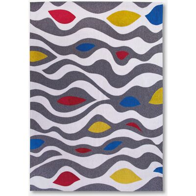 LOUIS DE POORTERE Volute Design - Alfombra Abstracta De Gallery Art - Hecha En Bélgica - Acabado A Mano - Natural Antideslizante - 100% Algodón - Scroll - 230 X 330 Cm LOUIS DE POORTERE Volute Design - Alfombra Abstracta De Gallery Art - Hecha En Bélgica - Acabado A Mano - Natural Antideslizante - 100% Algodón - Scroll - 230 X 330 Cm