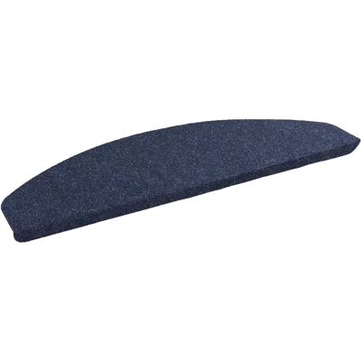 Alfombras Autoadhesivas Para Escaleras Semicircular 15 Pcs Azul Vidaxl Alfombras Autoadhesivas Para Escaleras Semicircular 15 Pcs Azul Vidaxl