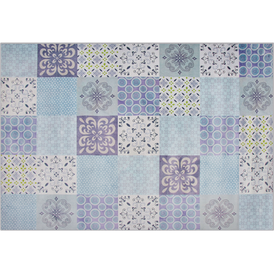 Alfombra Patchwork Multicolor de Beliani - Rectangular - 140x200 cm Alfombra Patchwork Multicolor de Beliani - Rectangular - 140x200 cm
