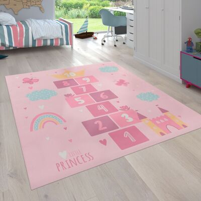 Paco Home Alfombra De Habitacion Bebe Infantil Niña Niño De Juego Antideslizante Rosa 200 Cm Cuadrado Paco Home Alfombra De Habitacion Bebe Infantil Niña Niño De Juego Antideslizante Rosa 200 Cm Cuadrado