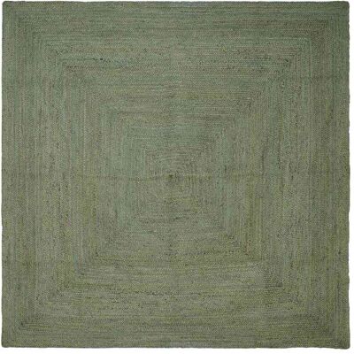 Alfombras De Área Cuadrado Verde Oliva 200 X 200 Cm Yute Vidaxl Alfombras De Área Cuadrado Verde Oliva 200 X 200 Cm Yute Vidaxl
