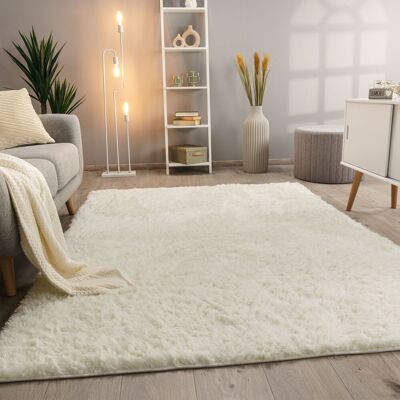 PACO HOME Silky 591 - Alfombra de Felpa Suave para Salón PACO HOME Silky 591 - Alfombra de Felpa Suave para Salón