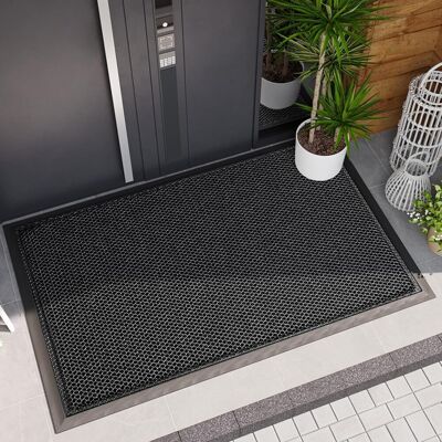 OEM Felpudo Exterior Antideslizante, Resistente Al Barro, De Color Negro (45 X 75 Cm). OEM Felpudo Exterior Antideslizante, Resistente Al Barro, De Color Negro (45 X 75 Cm).