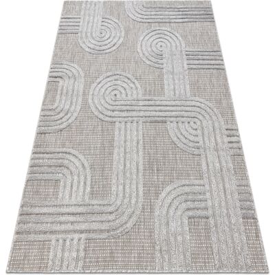 RugsX Alfombra SANTO SISAL Gris - Geométrica 140x190cm RugsX Alfombra SANTO SISAL Gris - Geométrica 140x190cm