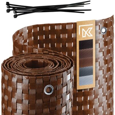 Kadax - Cubierta Para Balcón Alfombra Para Balcón De Technorattan 1x4m Kadax - Cubierta Para Balcón Alfombra Para Balcón De Technorattan 1x4m