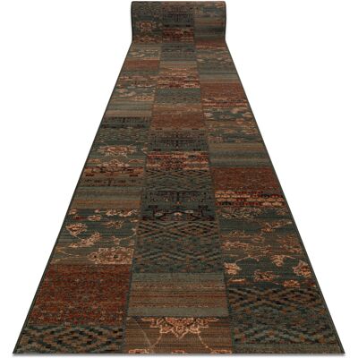 RUGSX Alfombra De Pasillo Lana Kashqai 4327/400 Oriental, Patchwork Verde 67cm Green 67x1050 Cm RUGSX Alfombra De Pasillo Lana Kashqai 4327/400 Oriental, Patchwork Verde 67cm Green 67x1050 Cm