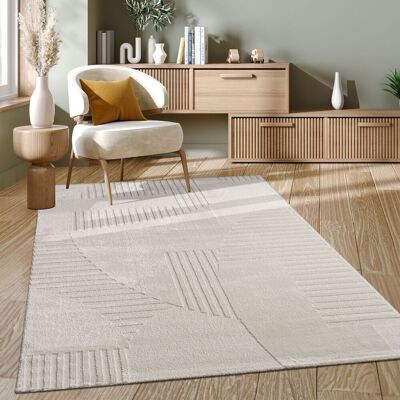 Paco Home - Alfombra Geométrica Boho de Pelo Largo - 80x150cm Paco Home - Alfombra Geométrica Boho de Pelo Largo - 80x150cm