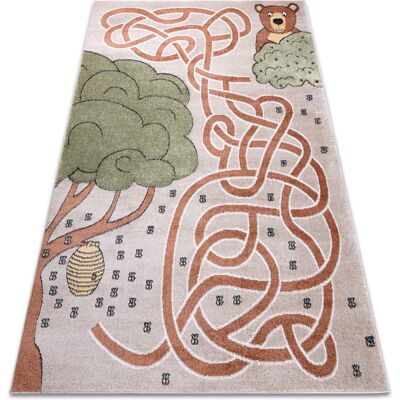 Dywany Łuszczów - Alfombra Miel Oso Abejas Beige - Zona de Juego Segura Dywany Łuszczów - Alfombra Miel Oso Abejas Beige - Zona de Juego Segura