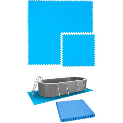 Eyepower - 5,1 M² Alfombra De Piscina - 8 Esteras Eva 81x81 - Juego De Alfombrillas Suelo Eyepower - 5,1 M² Alfombra De Piscina - 8 Esteras Eva 81x81 - Juego De Alfombrillas Suelo