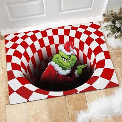 OEM Alfombra De Entrada Navideña, Alfombra Decorativa Antideslizante Para Fiestas, Alfombra De Terciopelo Con Efecto 3d, Roja, 50 X 80 Cm -crezuo OEM Alfombra De Entrada Navideña, Alfombra Decorativa Antideslizante Para Fiestas, Alfombra De Terciopelo Con Efecto 3d, Roja, 50 X 80 Cm -crezuo
