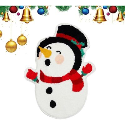 OEM Alfombra Navideña Con Forma De Abeto Y Muñeco De Nieve, Antideslizante, Para Baño, Recibidor, Sala De Estar, Decoración Navideña Y Decoración Del Hogar (muñeco De Nieve, 40 X 60 Cm) - Crezuo OEM Alfombra Navideña Con Forma De Abeto Y Muñeco De Nieve, Antideslizante, Para Baño, Recibidor, Sala De Estar, Decoración Navideña Y Decoración Del Hogar (muñeco De Nieve, 40 X 60 Cm) - Crezuo