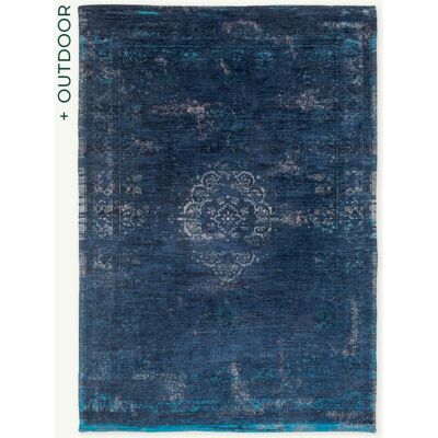 LOUIS DE POORTERE Diseño Medallón - Alfombra Medallón Del Mundo Desvanecido - Hecha En Bélgica - Acabado A Mano - Natural Antideslizante - 100% Algodón - Azul Noche - 200 X 280 Cm LOUIS DE POORTERE Diseño Medallón - Alfombra Medallón Del Mundo Desvanecido - Hecha En Bélgica - Acabado A Mano - Natural Antideslizante - 100% Algodón - Azul Noche - 200 X 280 Cm