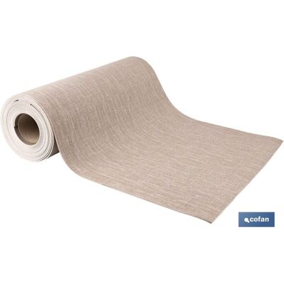 COFAN Rollo De Alfombra Vinílica Con Efecto Jaspeado Beige 84% Vinilo 16% Poliéster 52 Cm X 20 M COFAN Rollo De Alfombra Vinílica Con Efecto Jaspeado Beige 84% Vinilo 16% Poliéster 52 Cm X 20 M