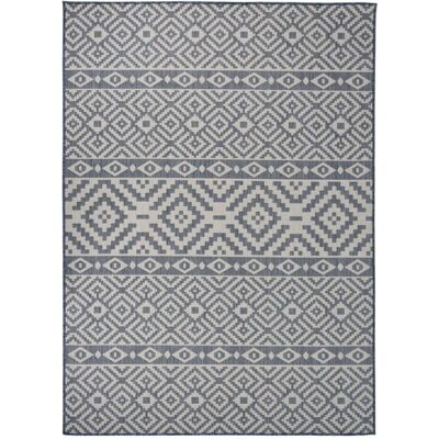 Alfombra De Exterior De Tejido Plano Rayas Azules 200x280 Cm Vidaxl Alfombra De Exterior De Tejido Plano Rayas Azules 200x280 Cm Vidaxl