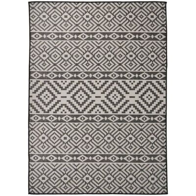 Alfombra De Exterior De Tejido Plano Rayas Negras 200x280 Cm Vidaxl Alfombra De Exterior De Tejido Plano Rayas Negras 200x280 Cm Vidaxl
