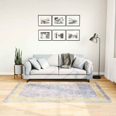 Alfombra Lavable Antideslizante Gris 120x180 Cm Vidaxl Alfombra Lavable Antideslizante Gris 120x180 Cm Vidaxl