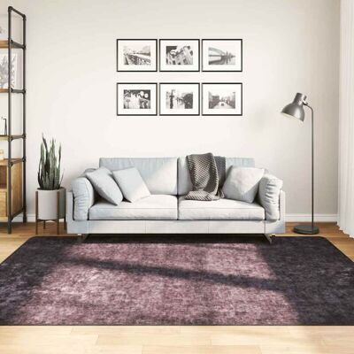 Vidaxl - Alfombra Lavable Antideslizante Gris Antracita 160x230 Cm Vidaxl - Alfombra Lavable Antideslizante Gris Antracita 160x230 Cm