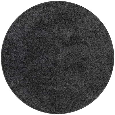 Alfombra Gris Oscuro 120 X 120 Cm Polipropileno Vidaxl Alfombra Gris Oscuro 120 X 120 Cm Polipropileno Vidaxl