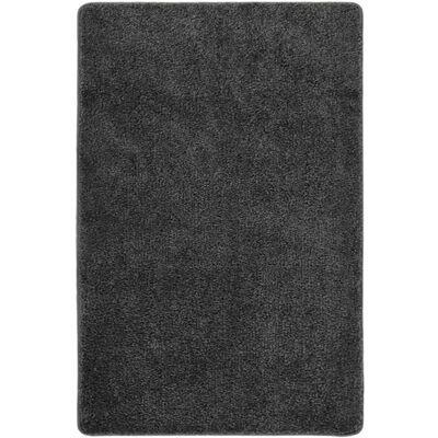 Alfombra Peluda Antideslizante Gris Oscuro 200x290 Cm Vidaxl Alfombra Peluda Antideslizante Gris Oscuro 200x290 Cm Vidaxl