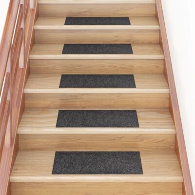 Felpudos Autoadhesivos Para Escaleras, 15 Unidades, 60 X 25 Cm, Gris, Rectangulares Vidaxl Felpudos Autoadhesivos Para Escaleras, 15 Unidades, 60 X 25 Cm, Gris, Rectangulares Vidaxl
