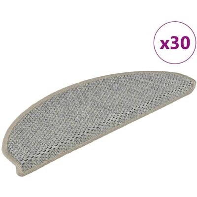 Vidaxl - Alfombra Autoadhesiva Escalera Sisal 30 Uds Verde Claro Vidaxl - Alfombra Autoadhesiva Escalera Sisal 30 Uds Verde Claro